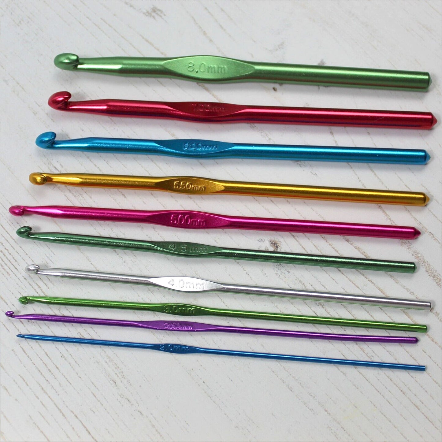 Whitecroft Essentials Coloured Crochet Hooks