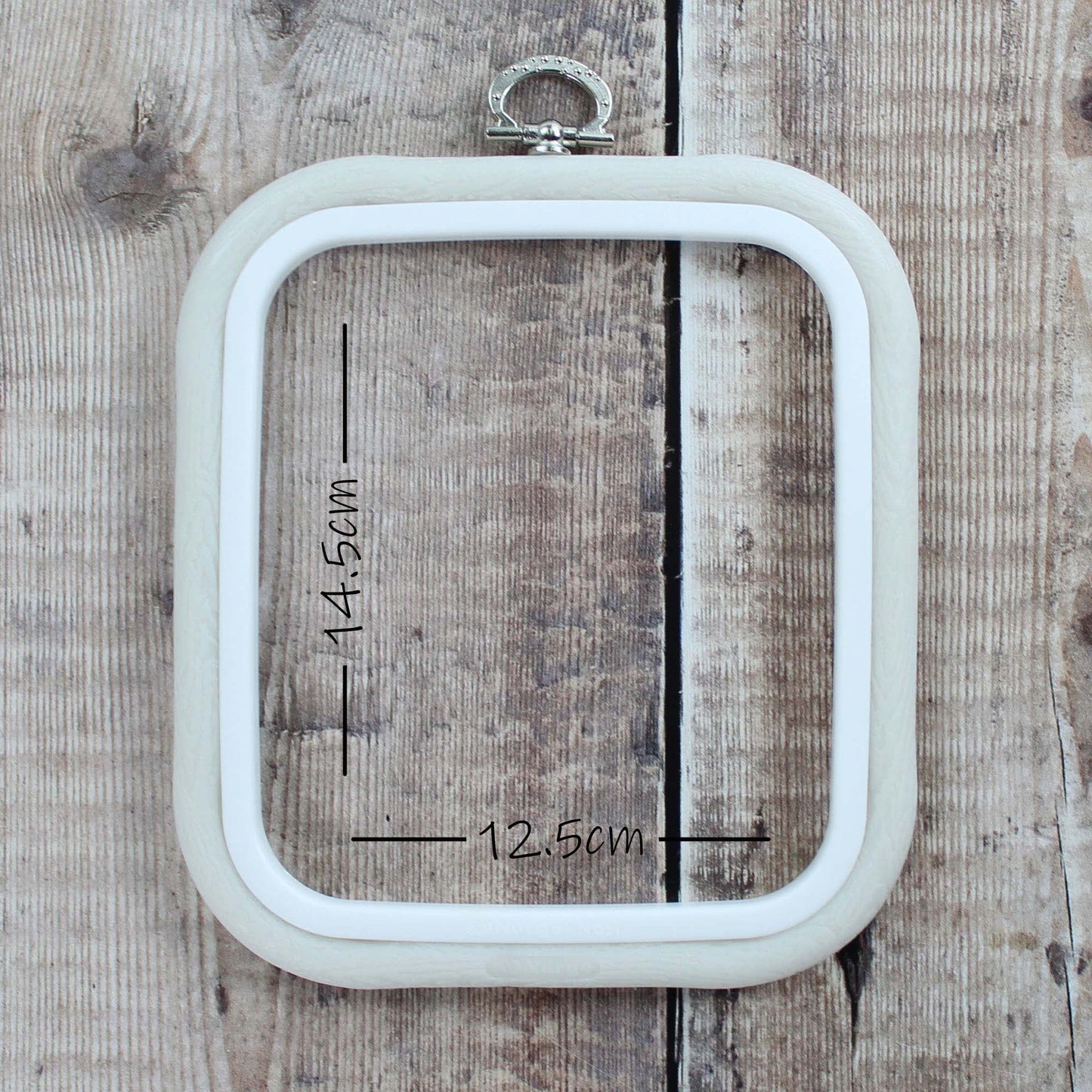 Nurge White Square Flexi Hoops