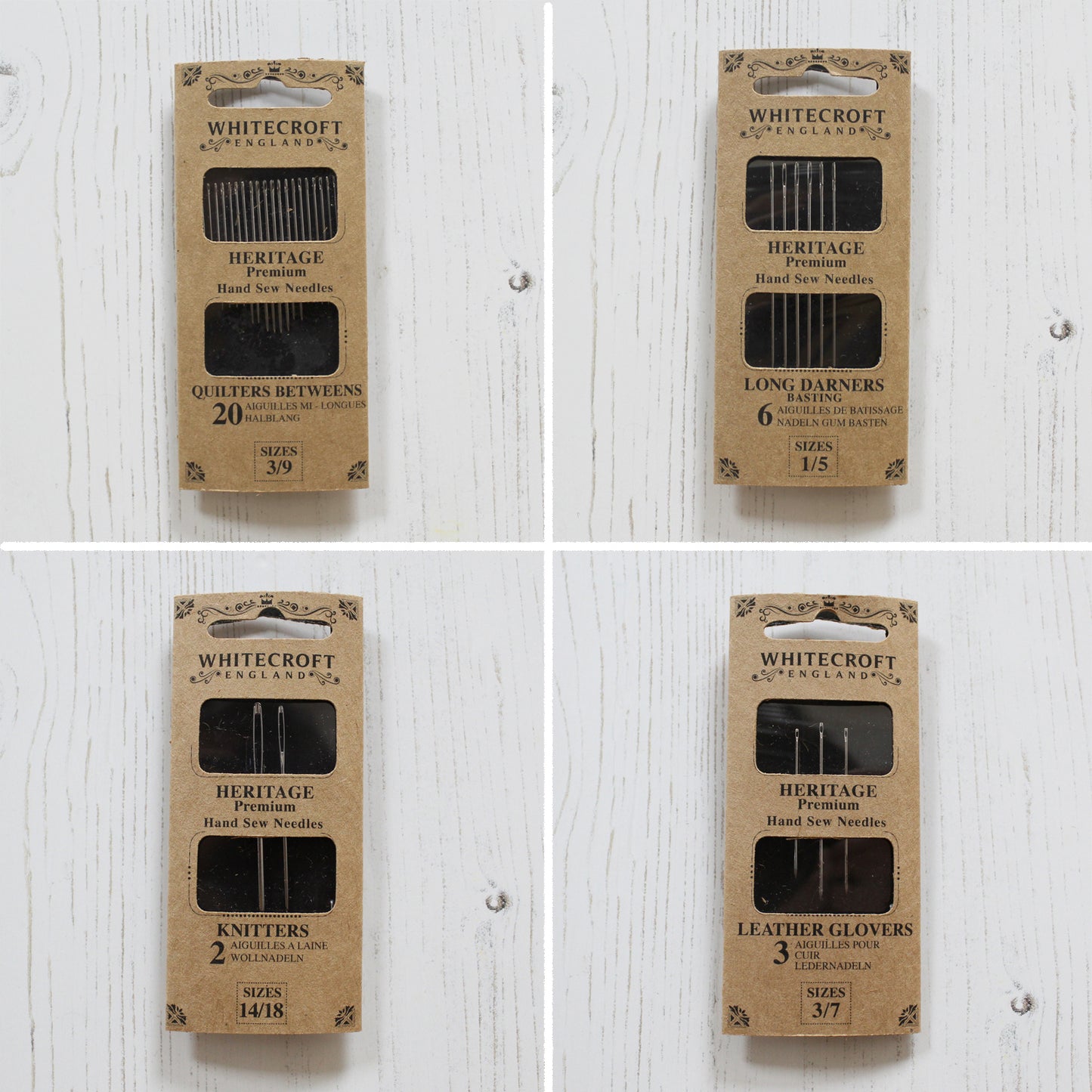 Whitecroft Heritage Hand Sewing Needles