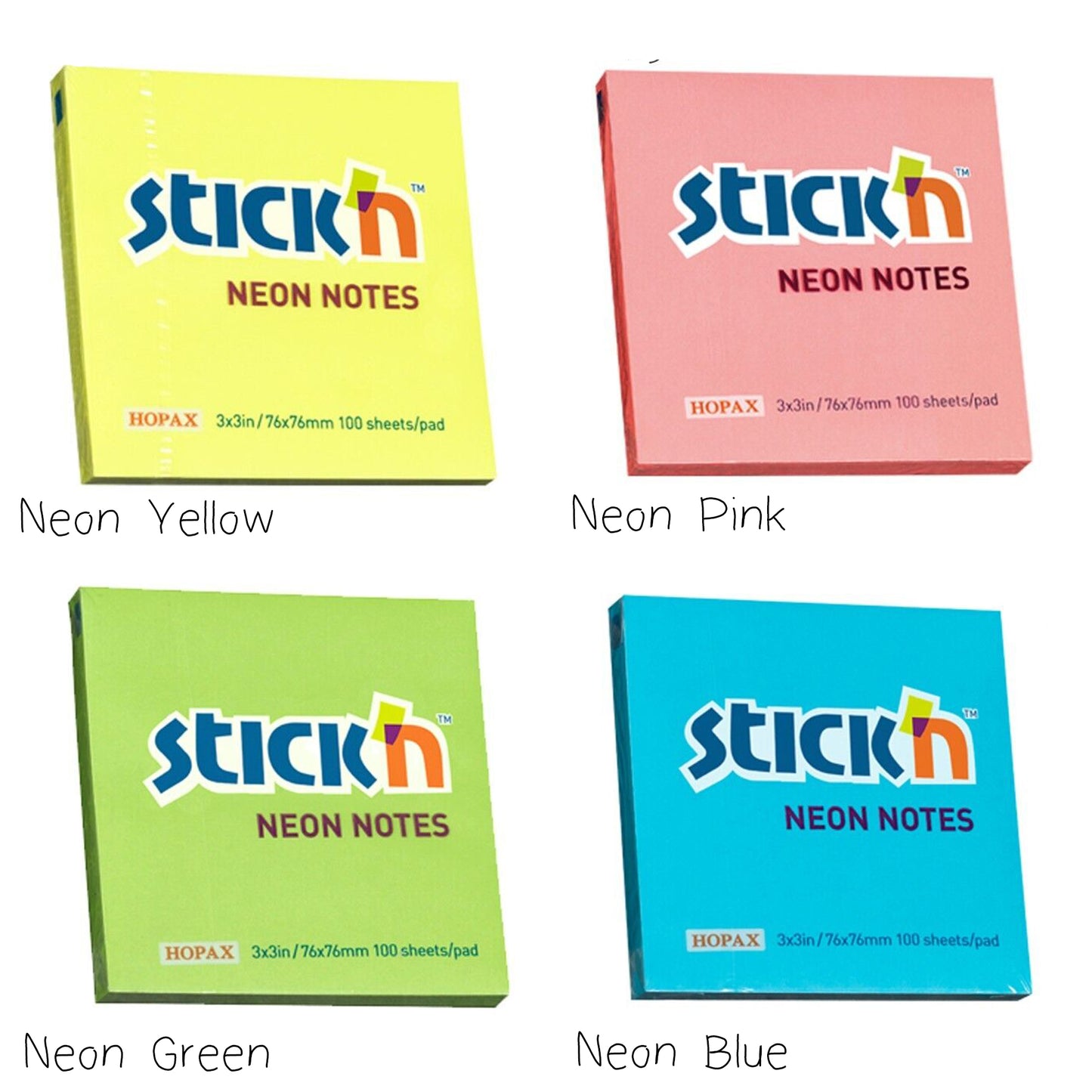 Stick'n Sticky Notes 76mm x 76mm