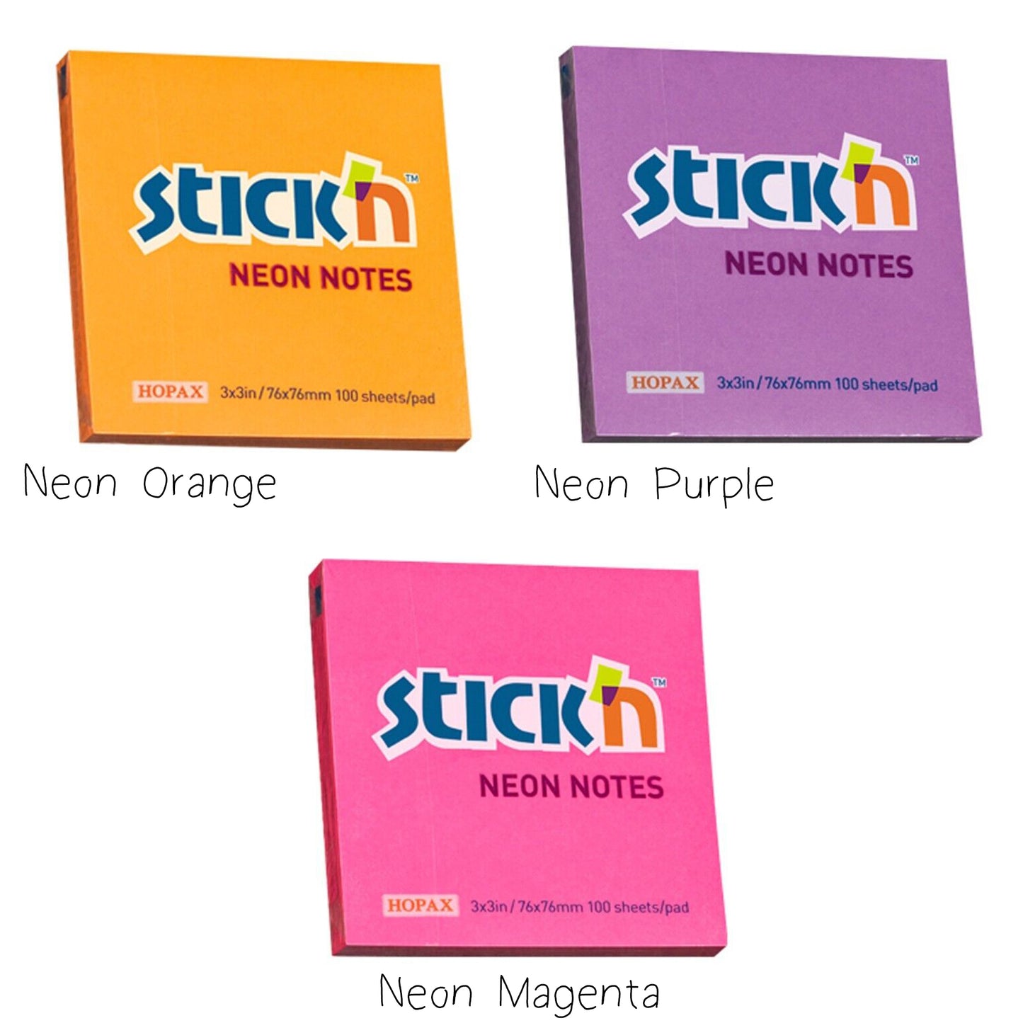 Stick'n Sticky Notes 76mm x 76mm