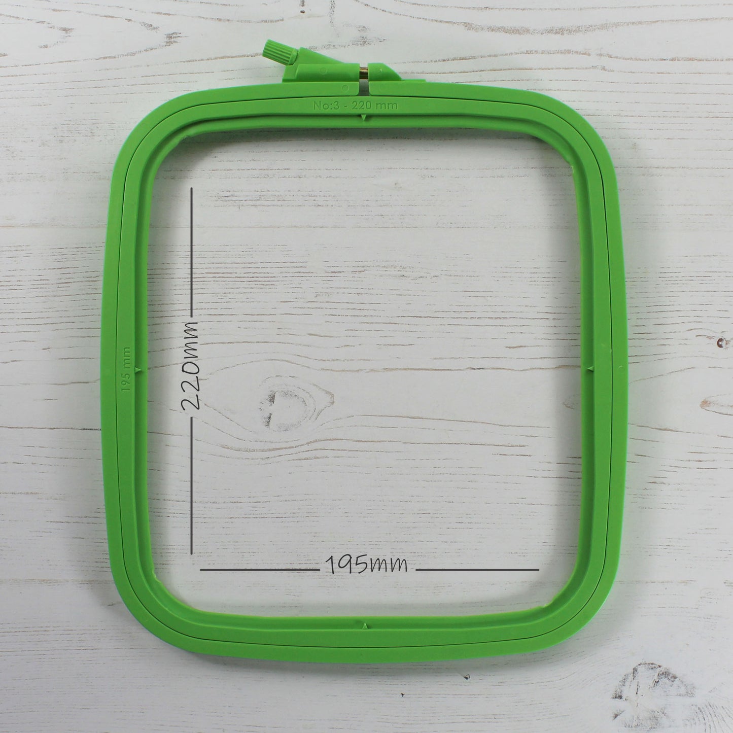 Nurge Green Rectangular Embroidery Hoops