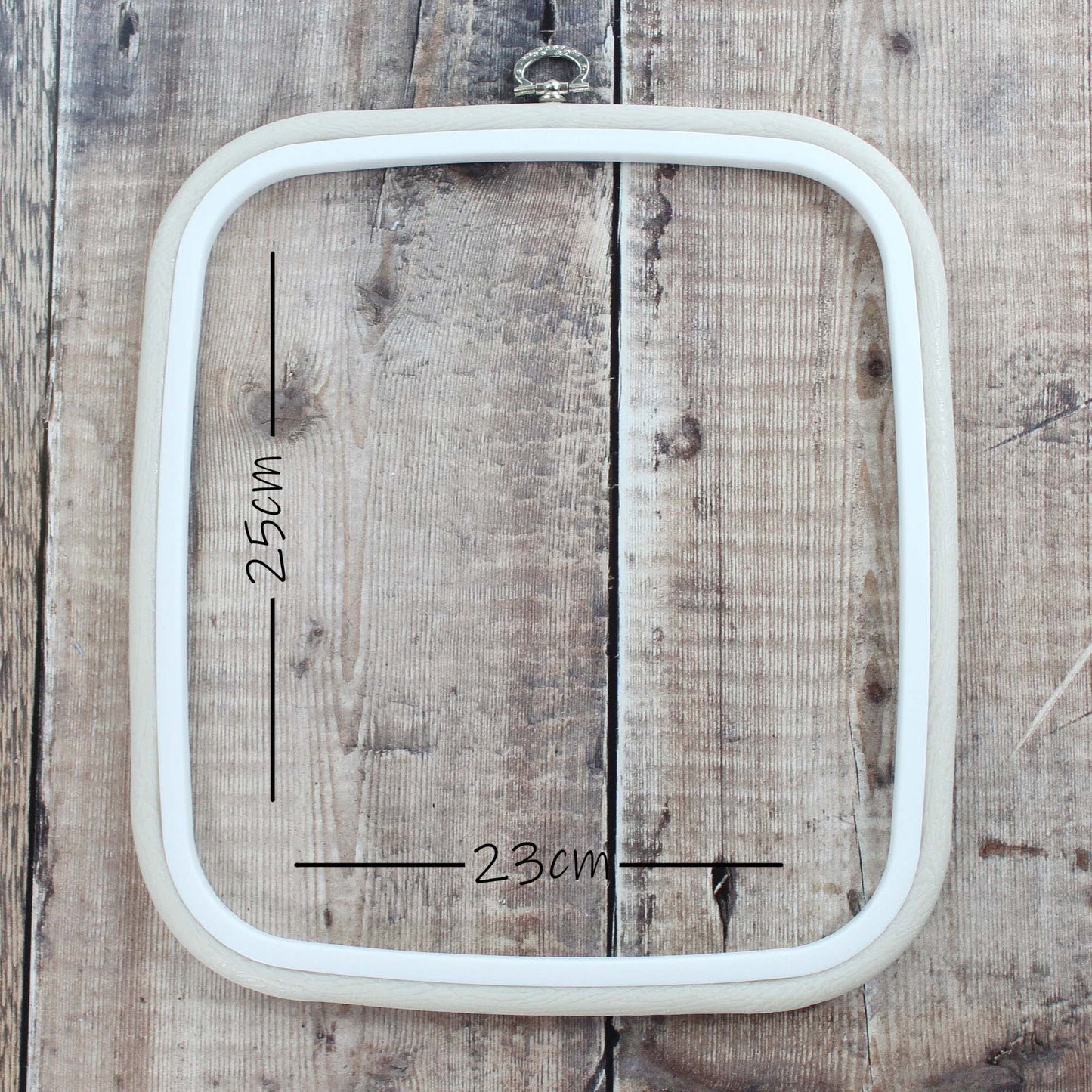 Nurge White Square Flexi Hoops