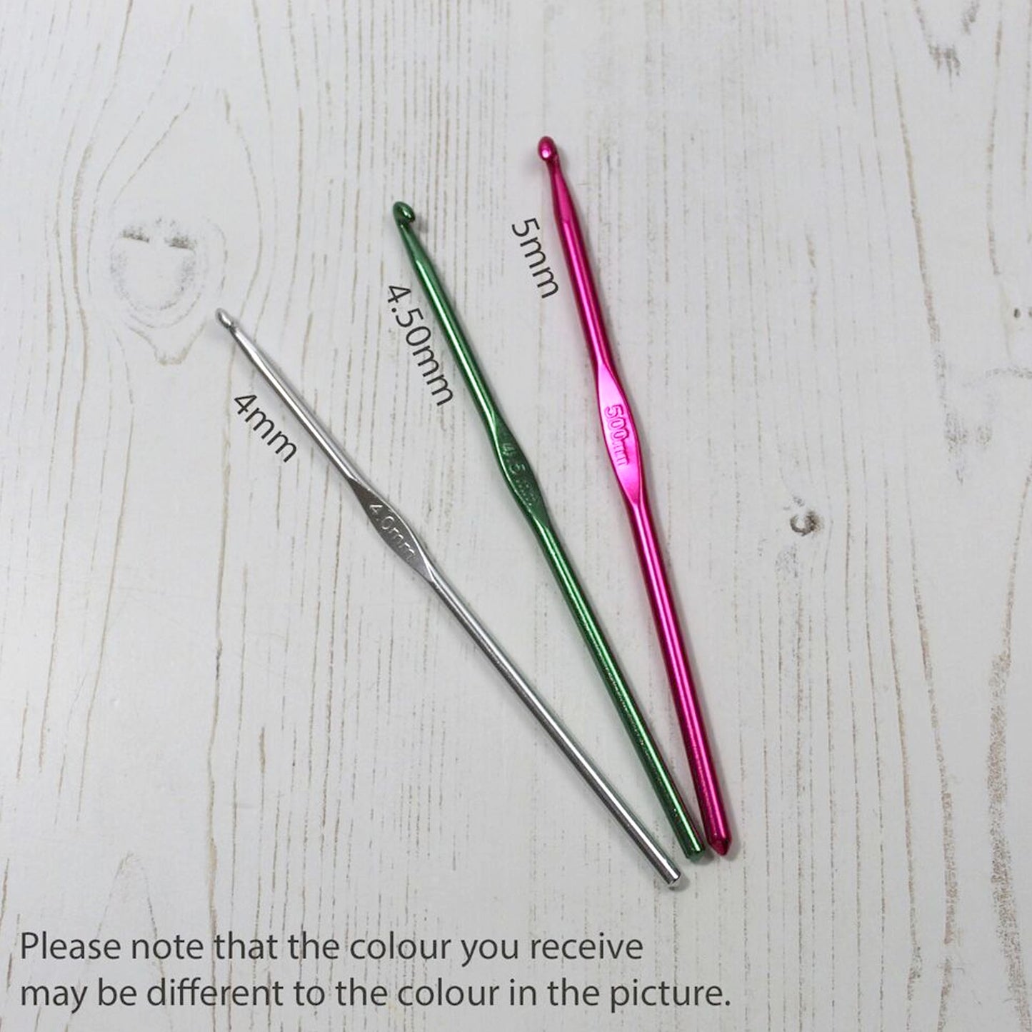 Whitecroft Essentials Coloured Crochet Hooks