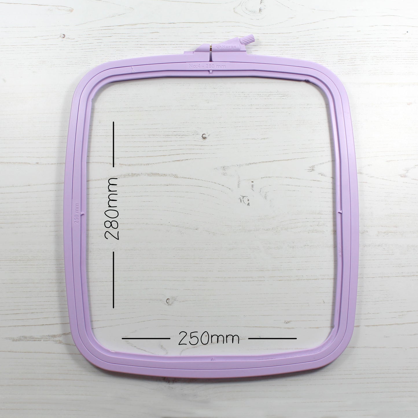 Nurge Lilac Rectangular Embroidery Hoops