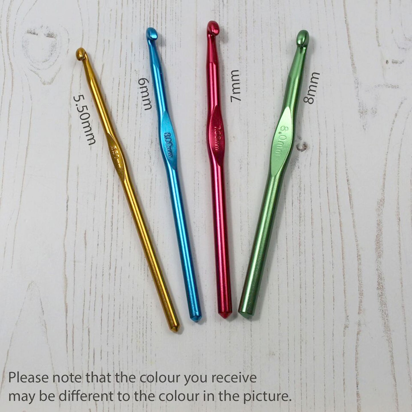 Whitecroft Essentials Coloured Crochet Hooks