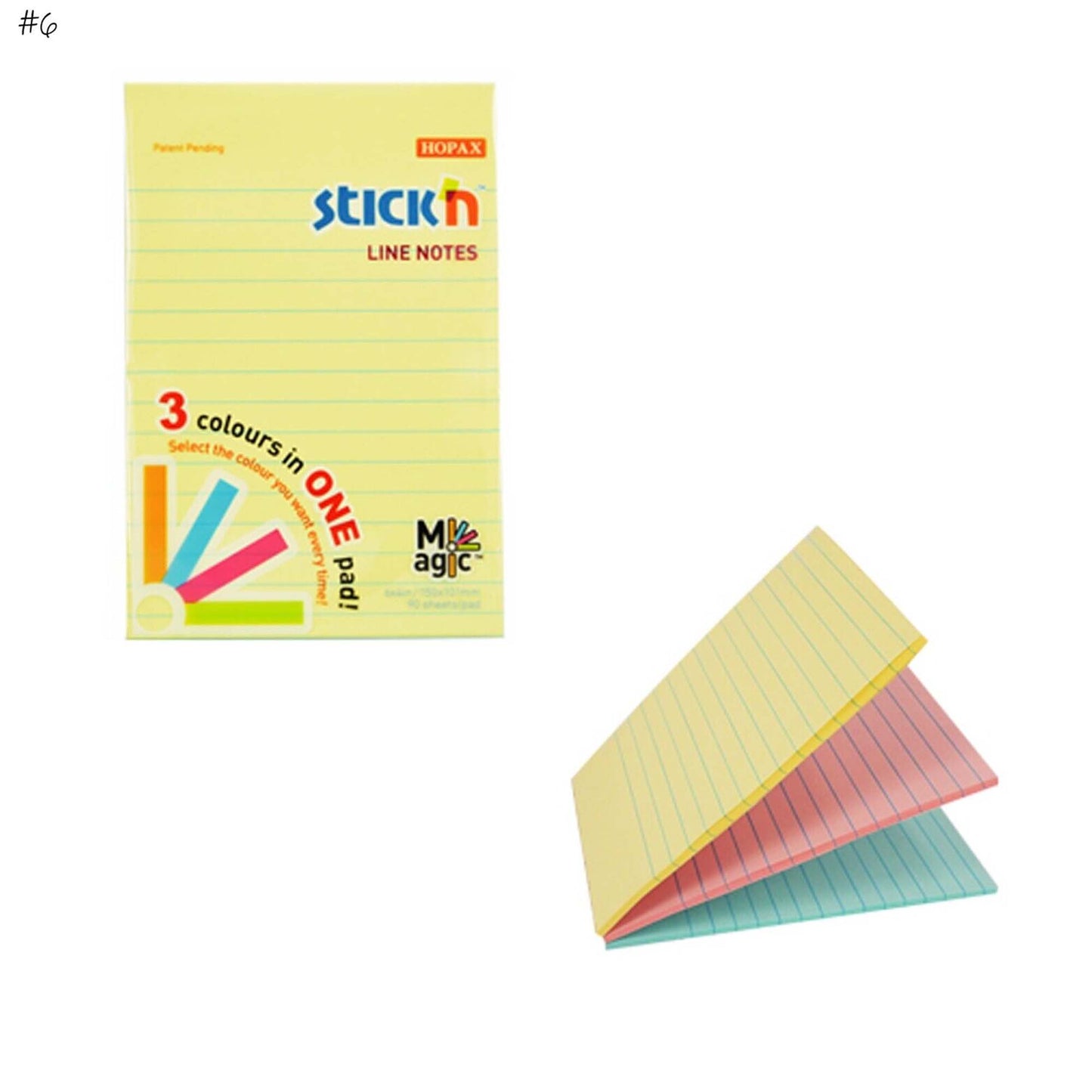 Stick'n Lined Sticky Notes