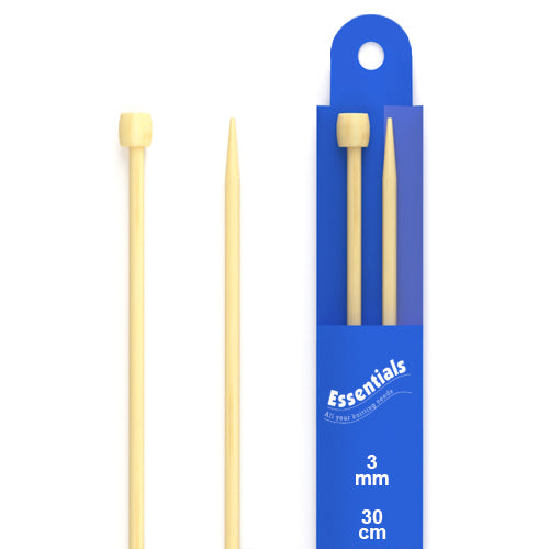 Whitecroft Essentials Bamboo Knitting Needles 30cm