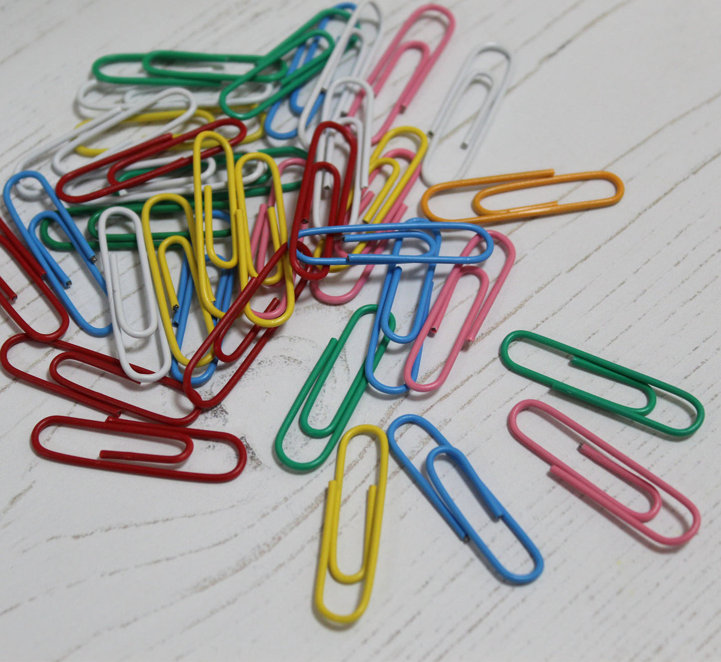 33mm Large Plain Coloured Paper Clips