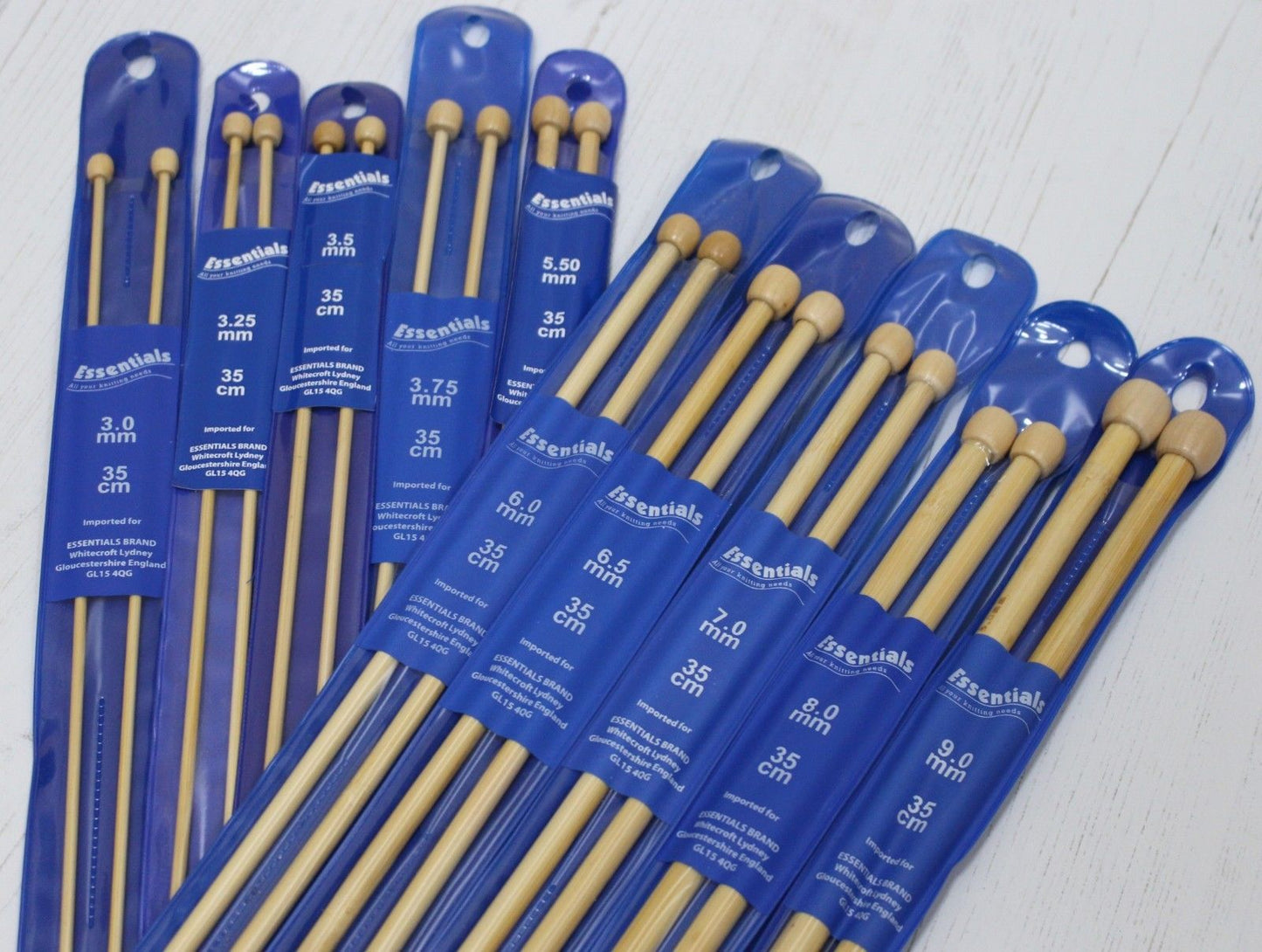 Whitecroft Essentials Bamboo Knitting Needles 30cm