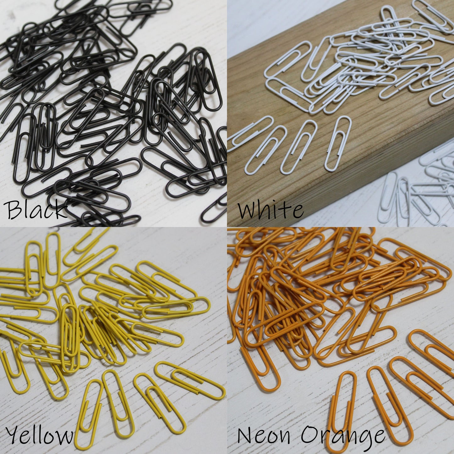 33mm Large Plain Coloured Paper Clips