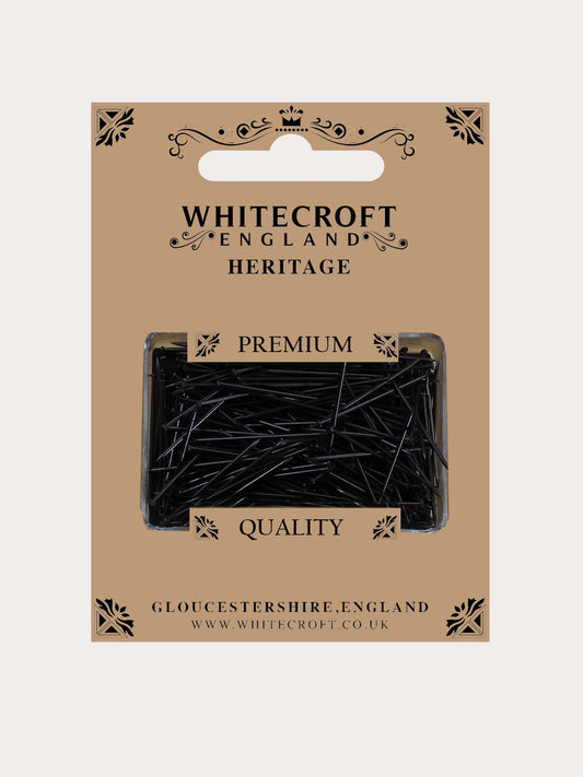 Whitecroft Heritage Black Display Pins