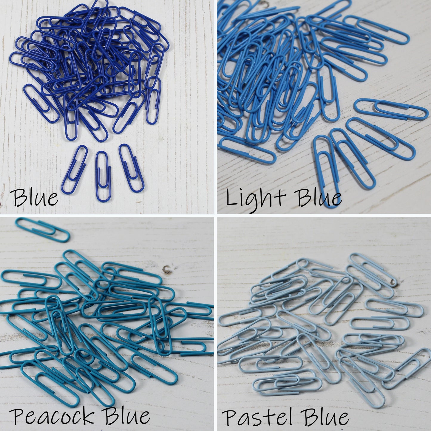 33mm Large Plain Coloured Paper Clips