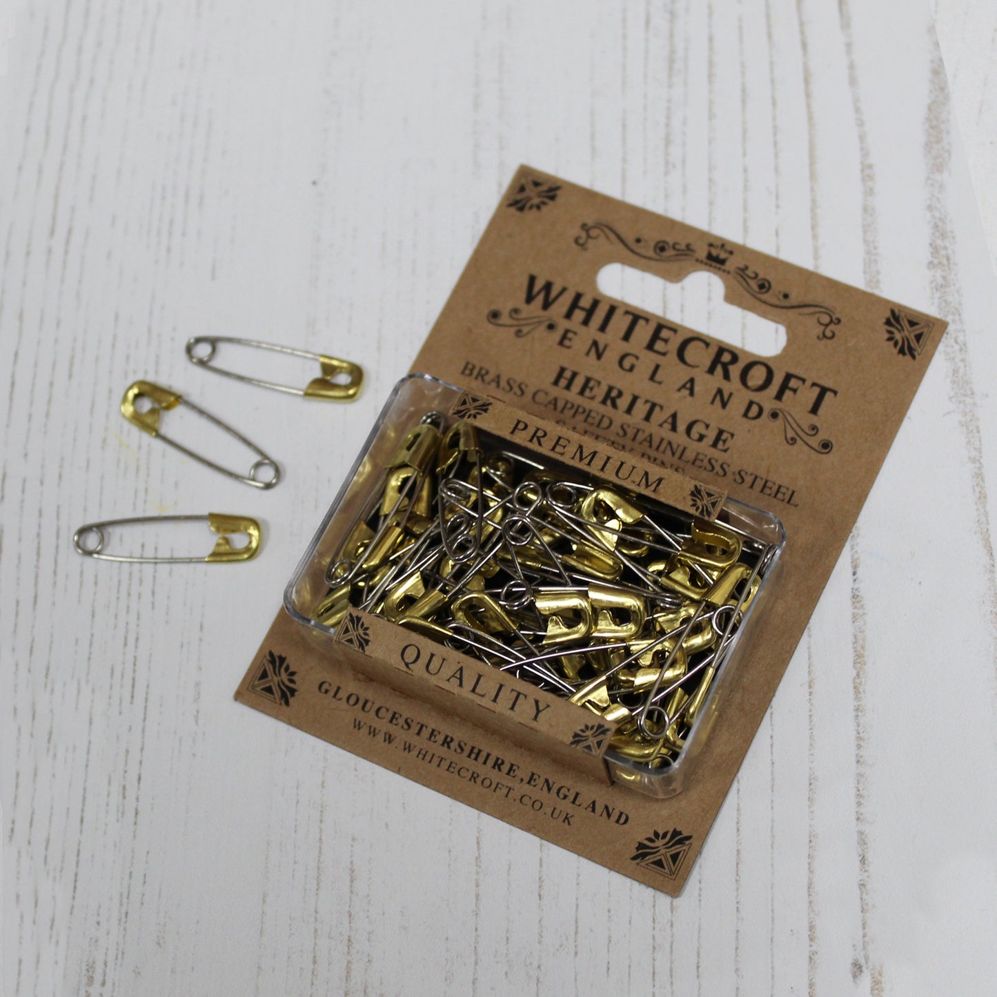 Whitecroft Heritage Safety Pins