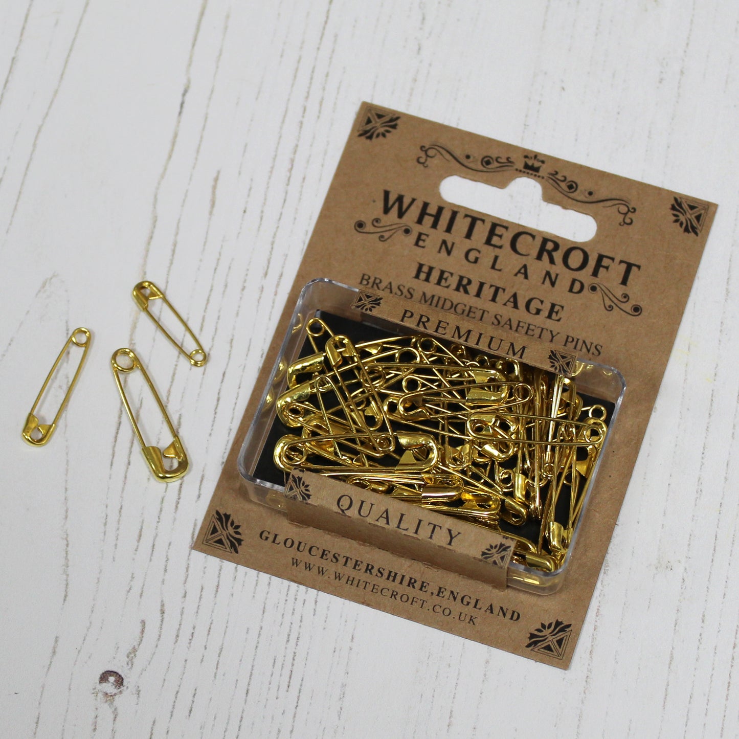 Whitecroft Heritage Safety Pins