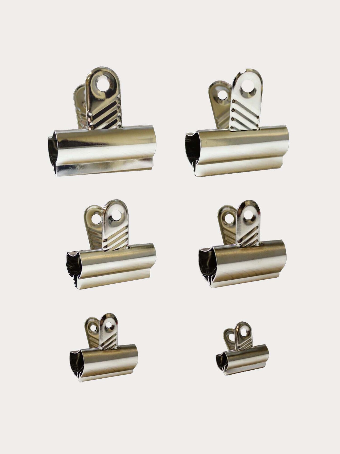 Silver Bulldog Style Clips