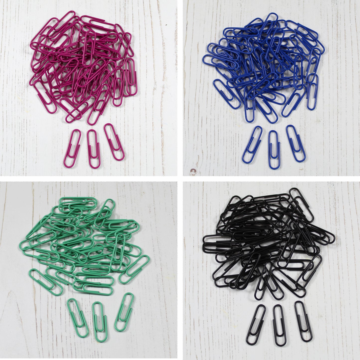 28mm Plain Coloured Paper Clips