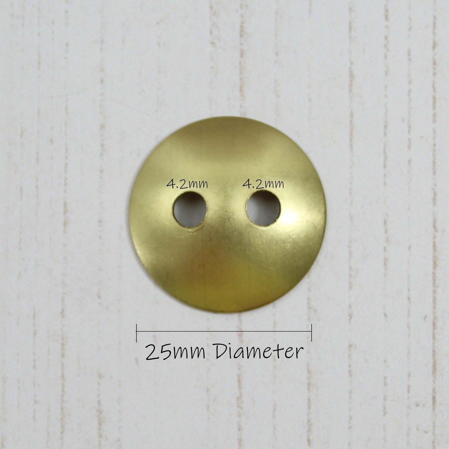 Brass Concave Discs