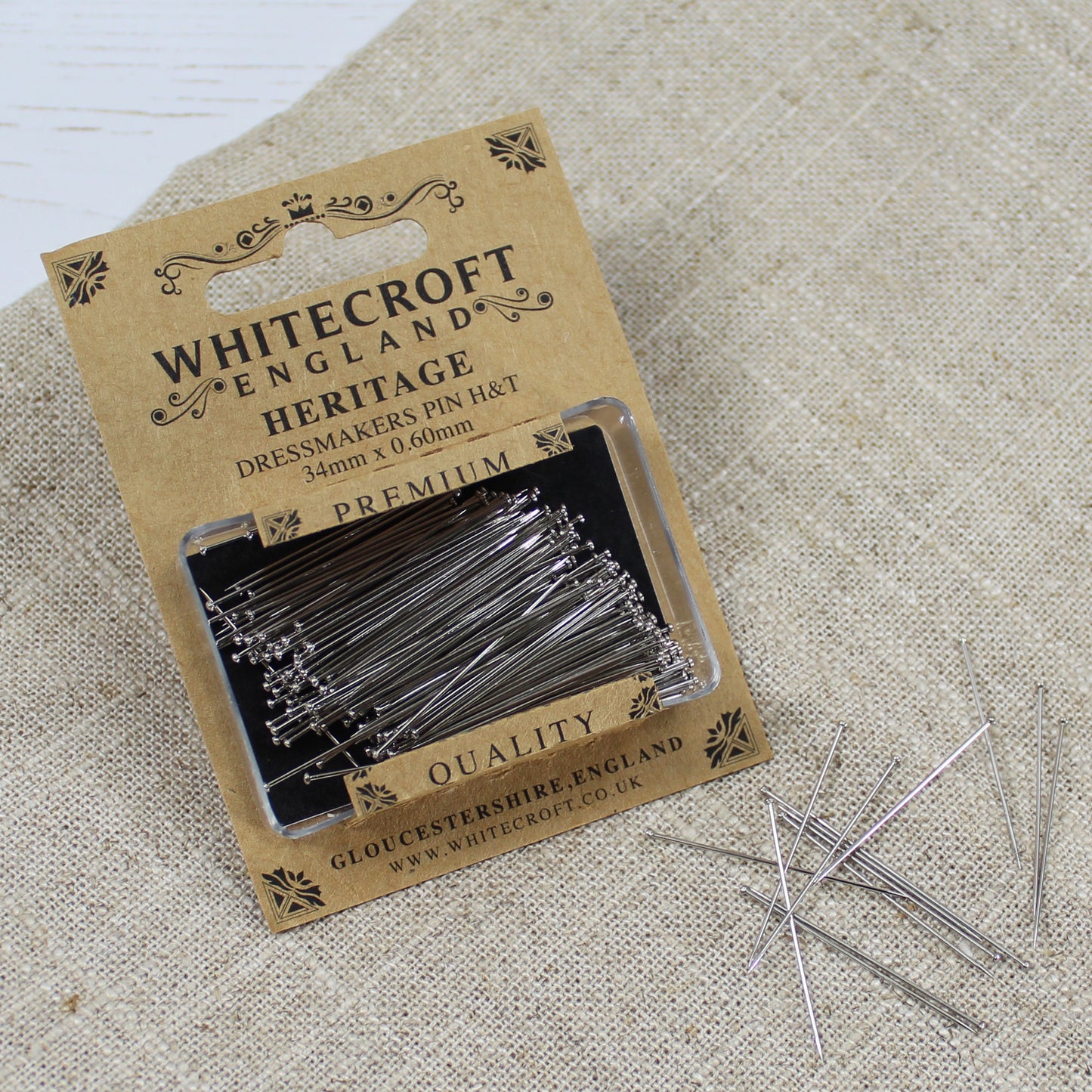 Whitecroft Heritage Dressmaker Pins