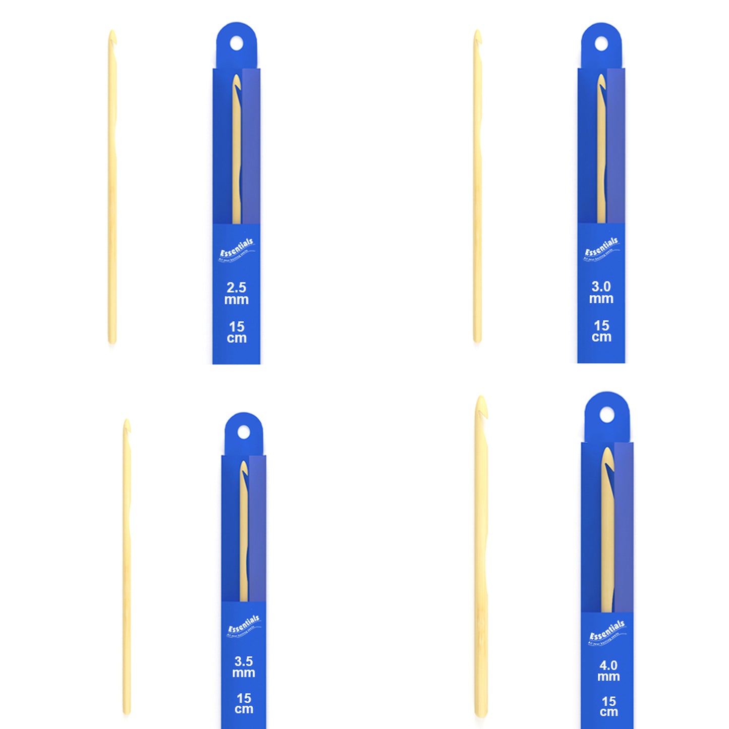 Whitecroft Essentials Bamboo Crochet Hooks