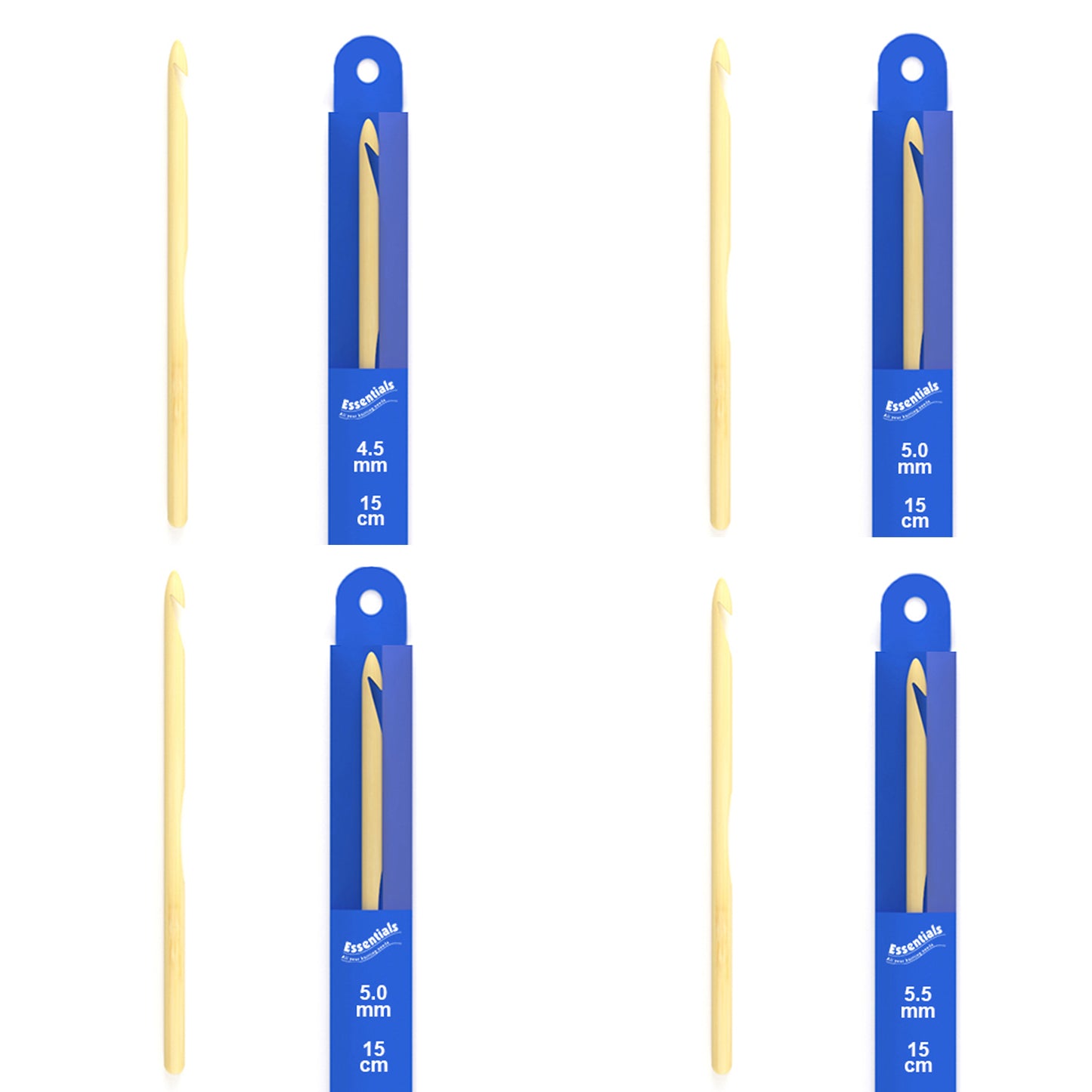 Whitecroft Essentials Bamboo Crochet Hooks