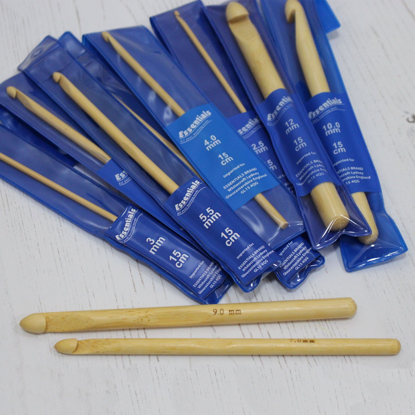 Whitecroft Essentials Bamboo Crochet Hooks