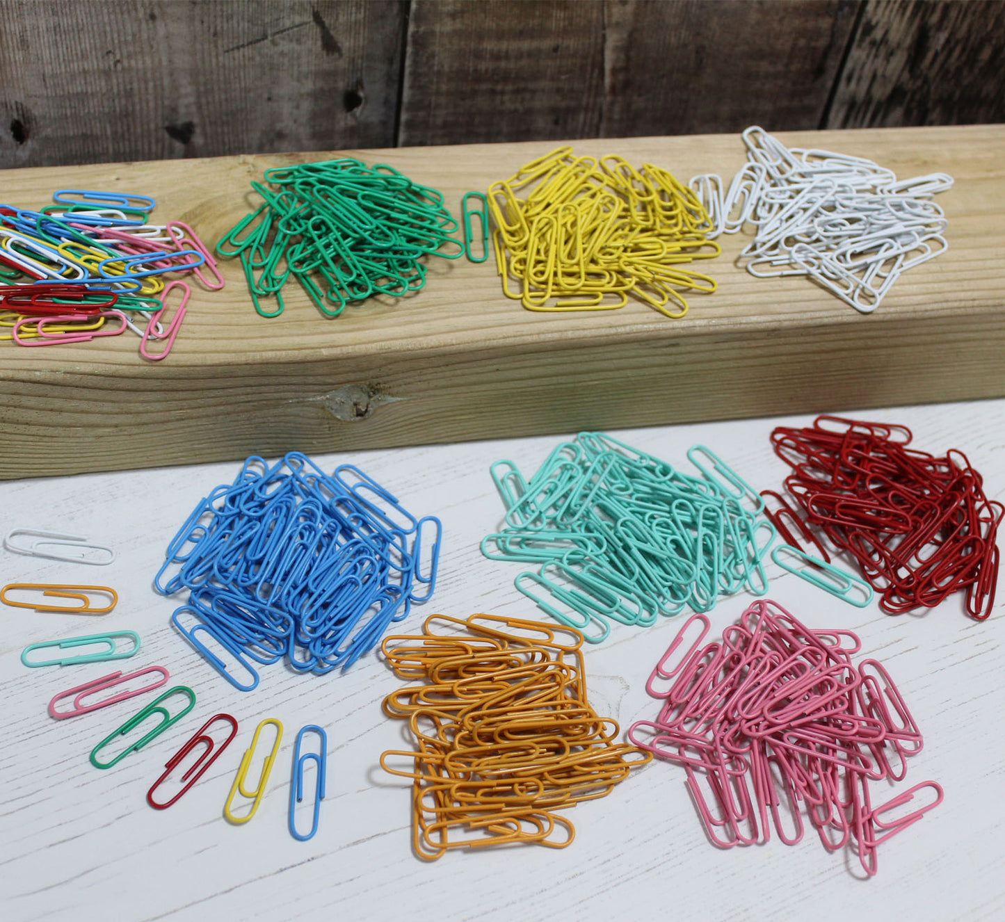 33mm Large Plain Coloured Paper Clips