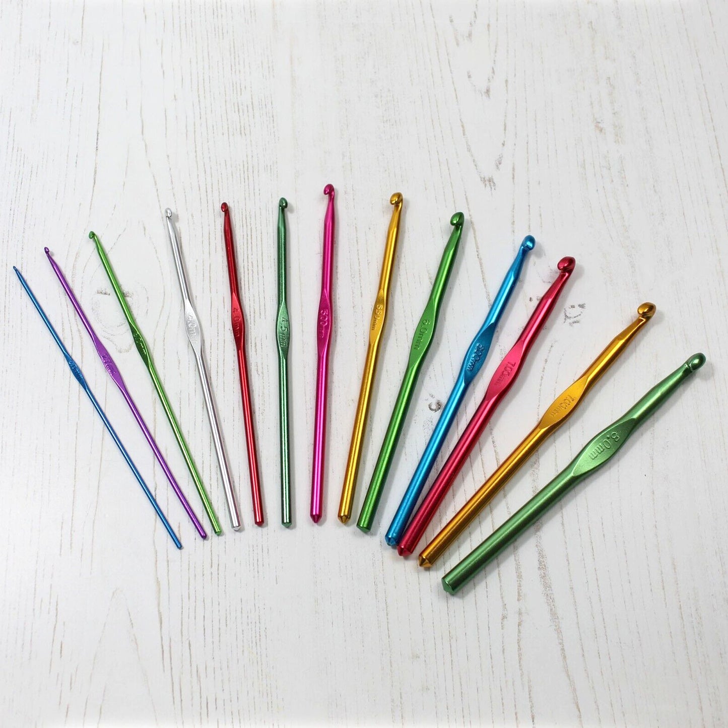 Whitecroft Essentials Coloured Crochet Hooks