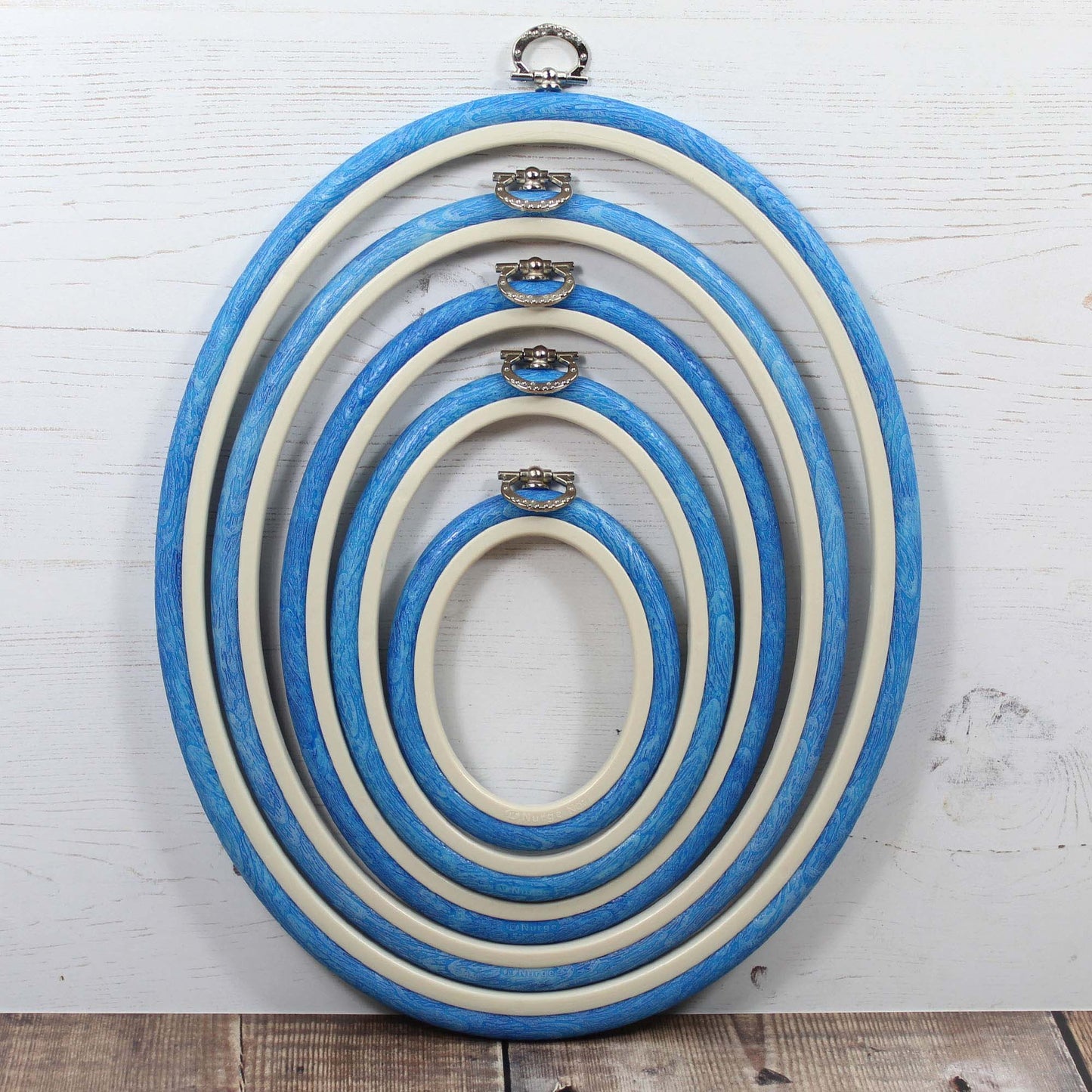 Nurge Blue Oval Flexi Hoops