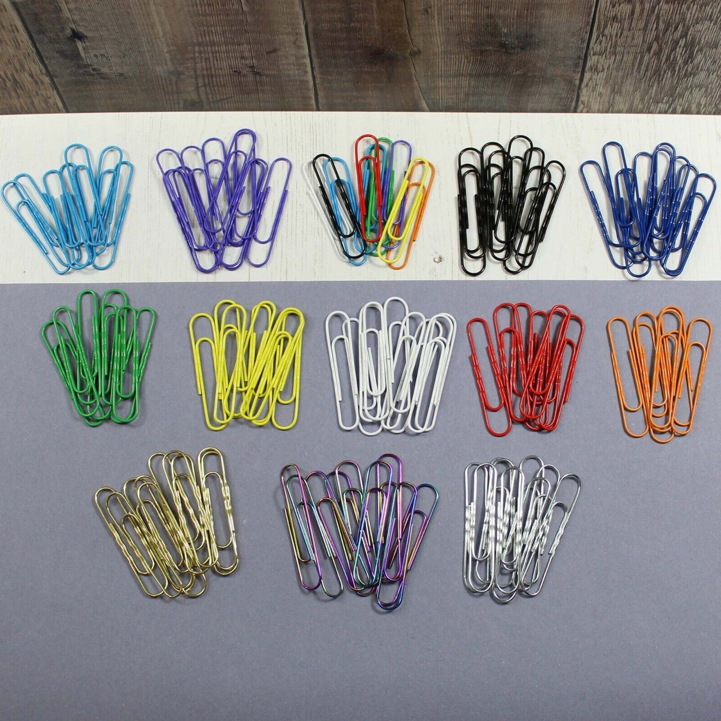 Professional 73mm Giant Wavy Coloured Paper Clips