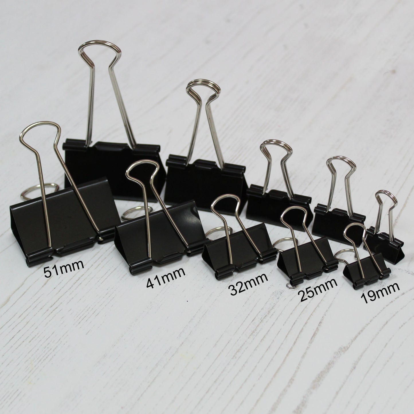 Black Foldback Clips