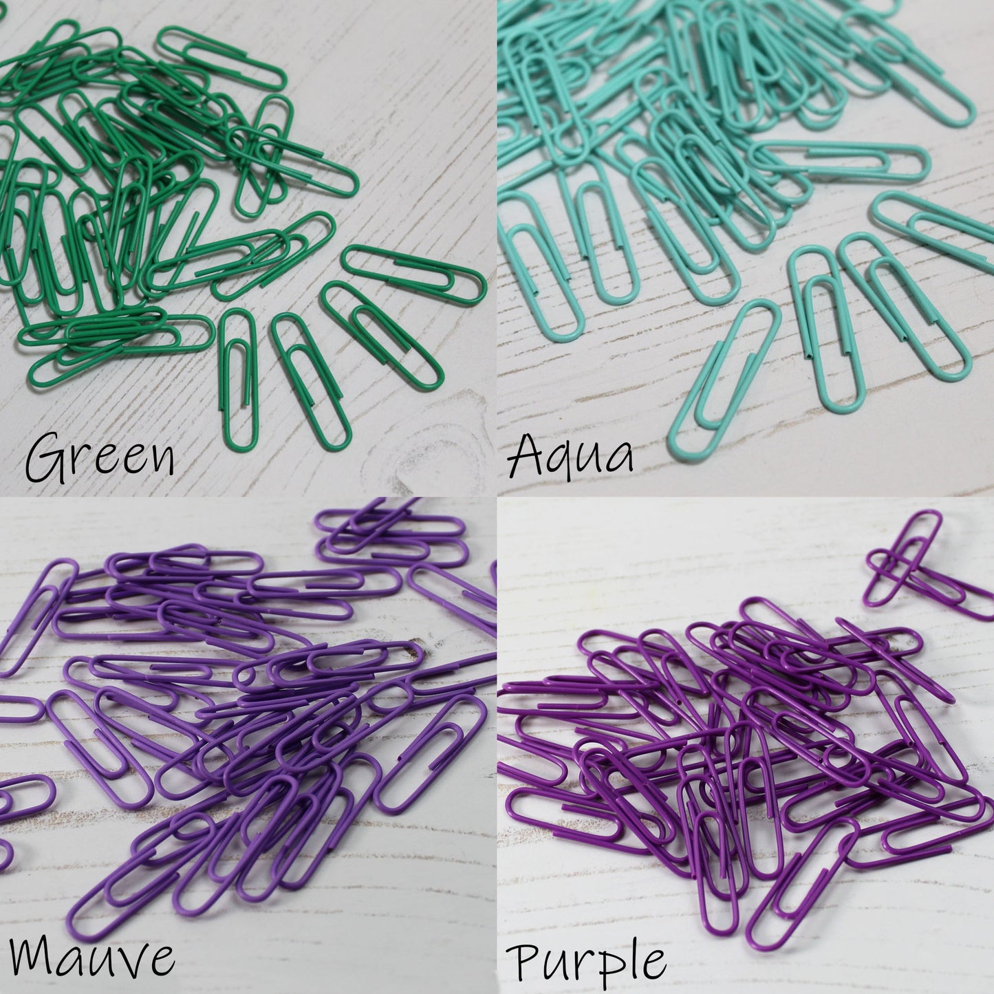 33mm Large Plain Coloured Paper Clips