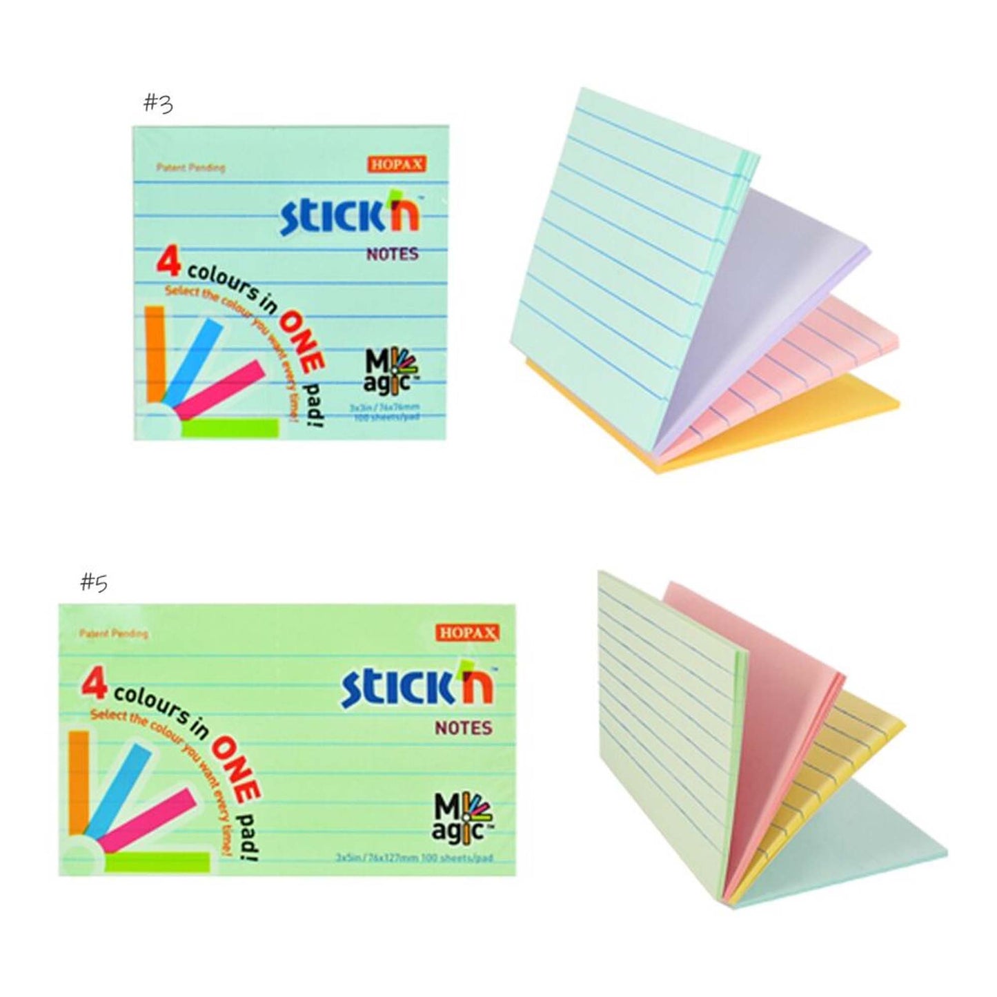 Stick'n Lined Sticky Notes