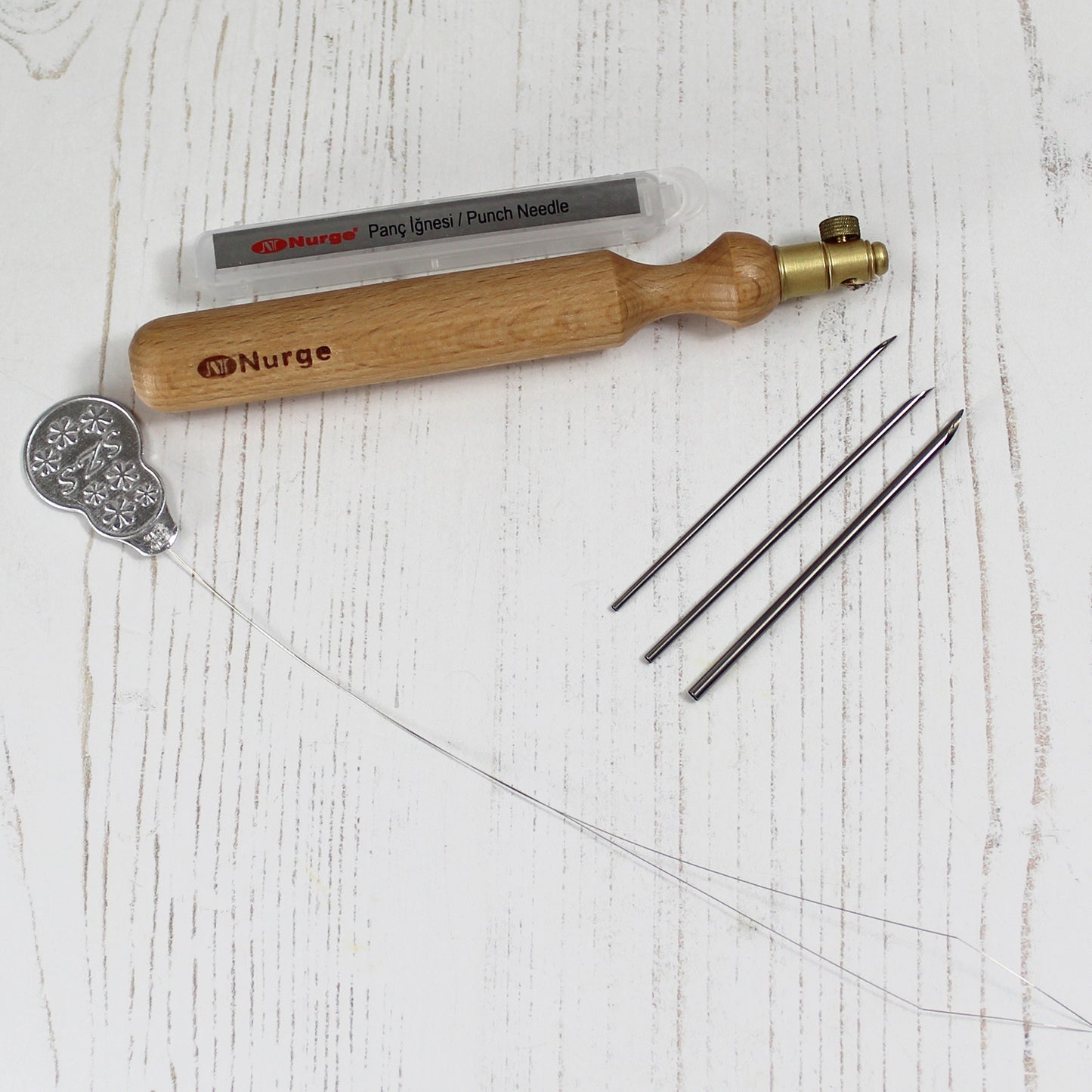 Nurge Small Punch Embroidery Needle Tool Set