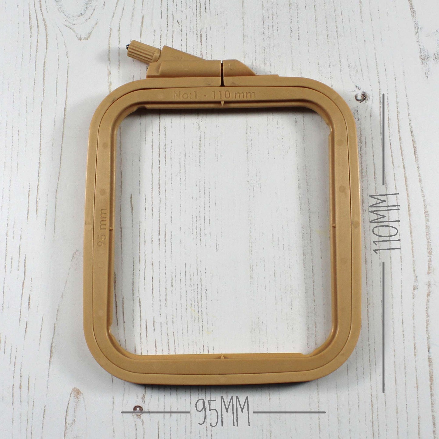 Nurge Caramel Rectangular Embroidery Frames