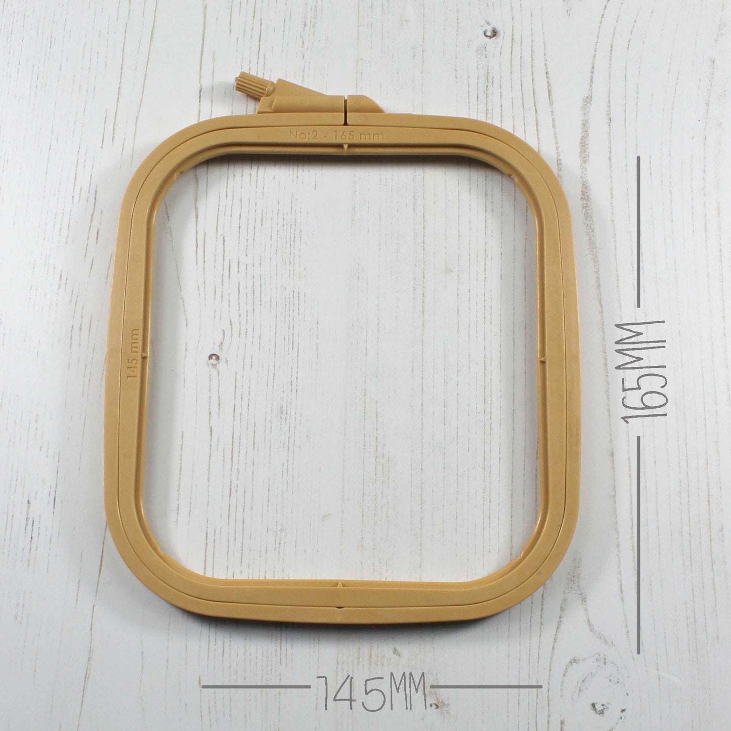 Nurge Caramel Rectangular Embroidery Frames