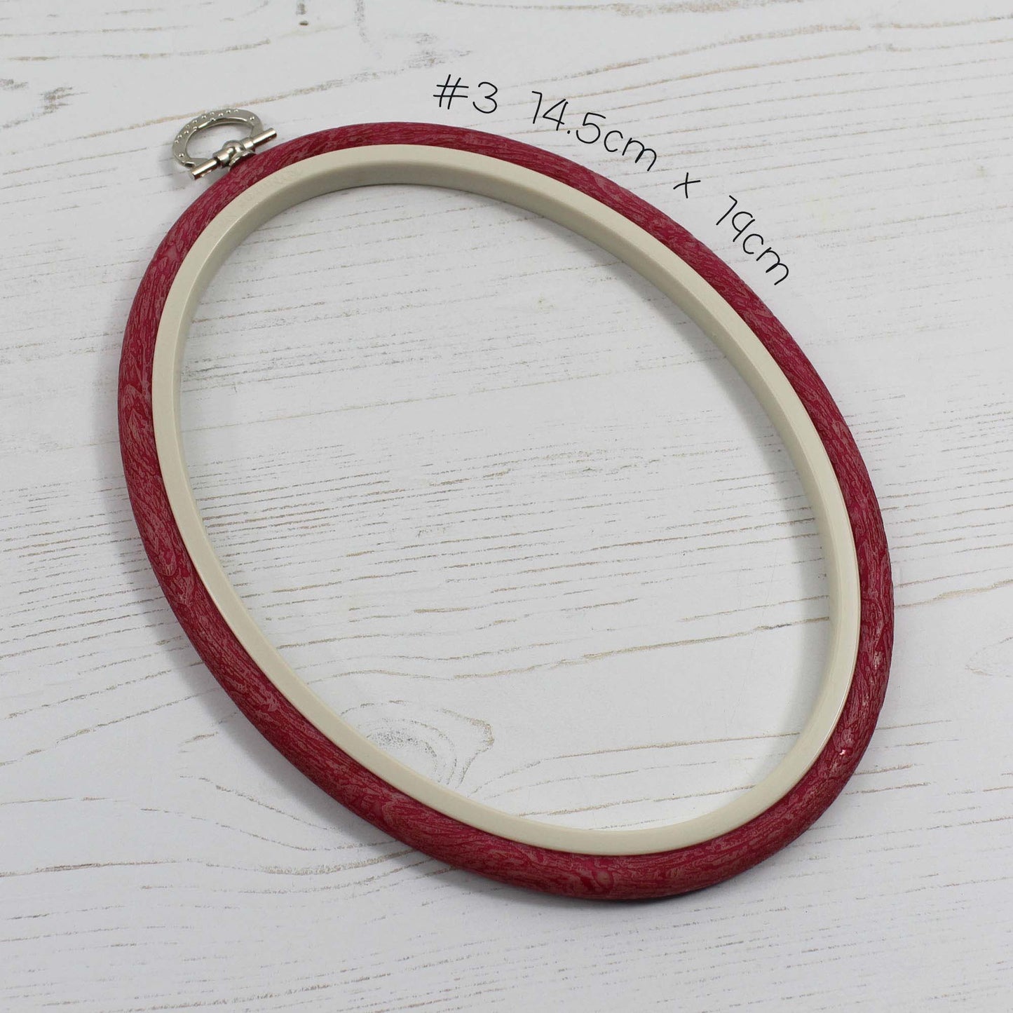 Nurge Red Oval Flexi Hoops