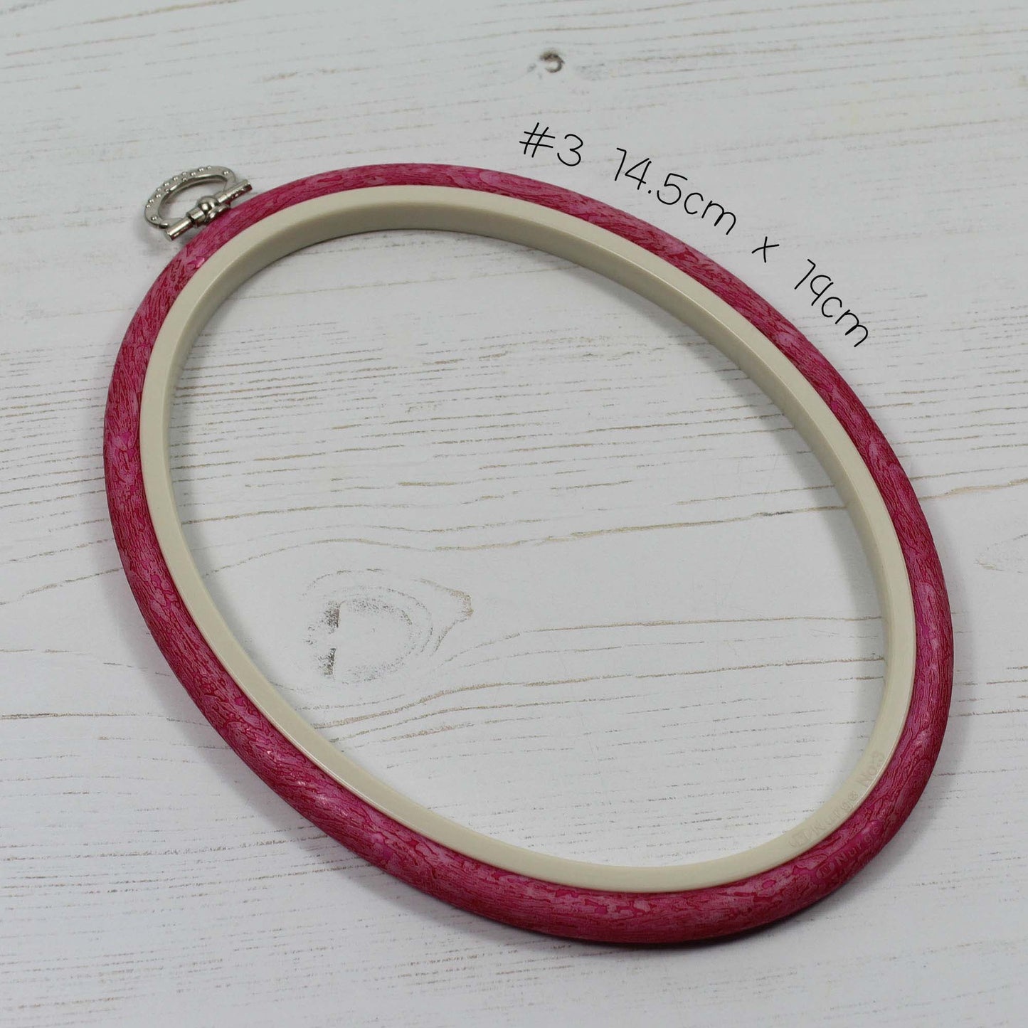 Nurge Pink Oval Flexi Hoops