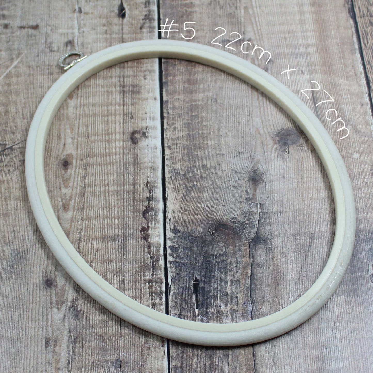 Nurge White Oval Flexi Hoops