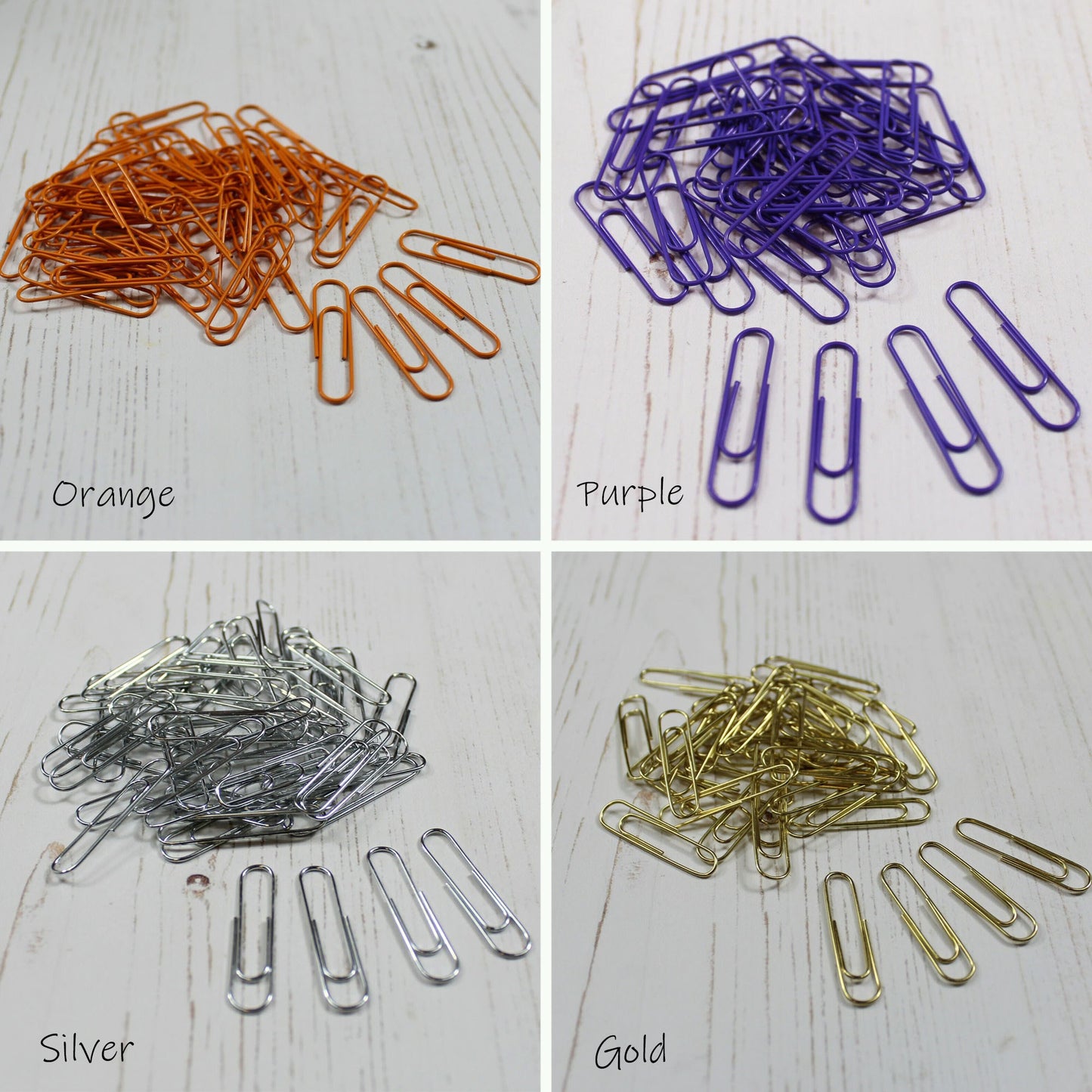 Professional 31mm Large Plain Coloured Clips in Cases