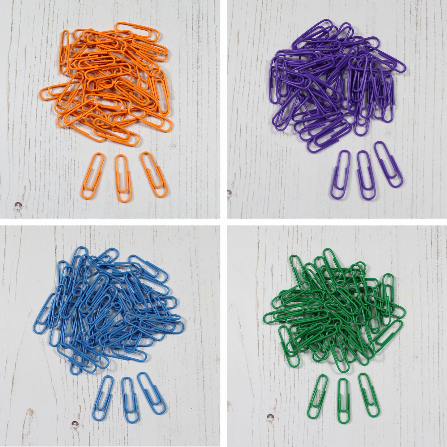 28mm Plain Coloured Paper Clips