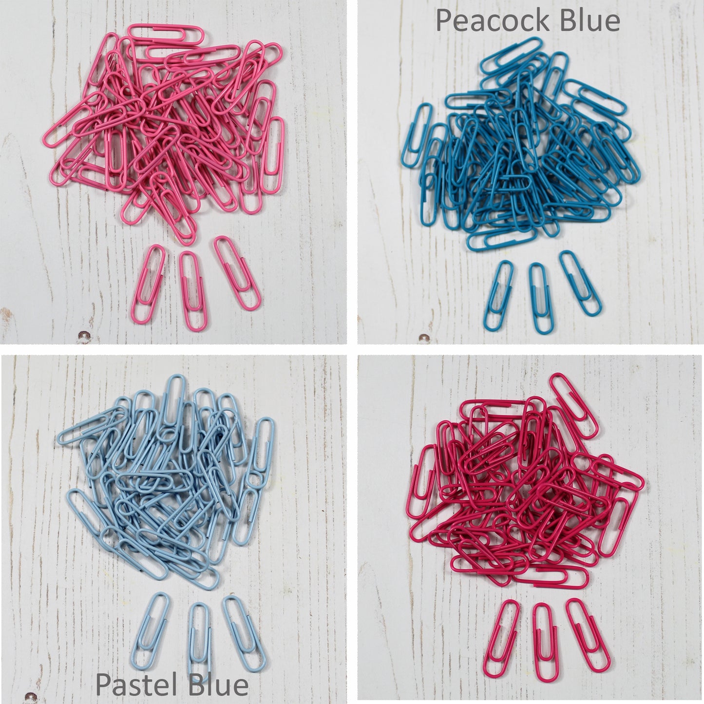 28mm Plain Coloured Paper Clips