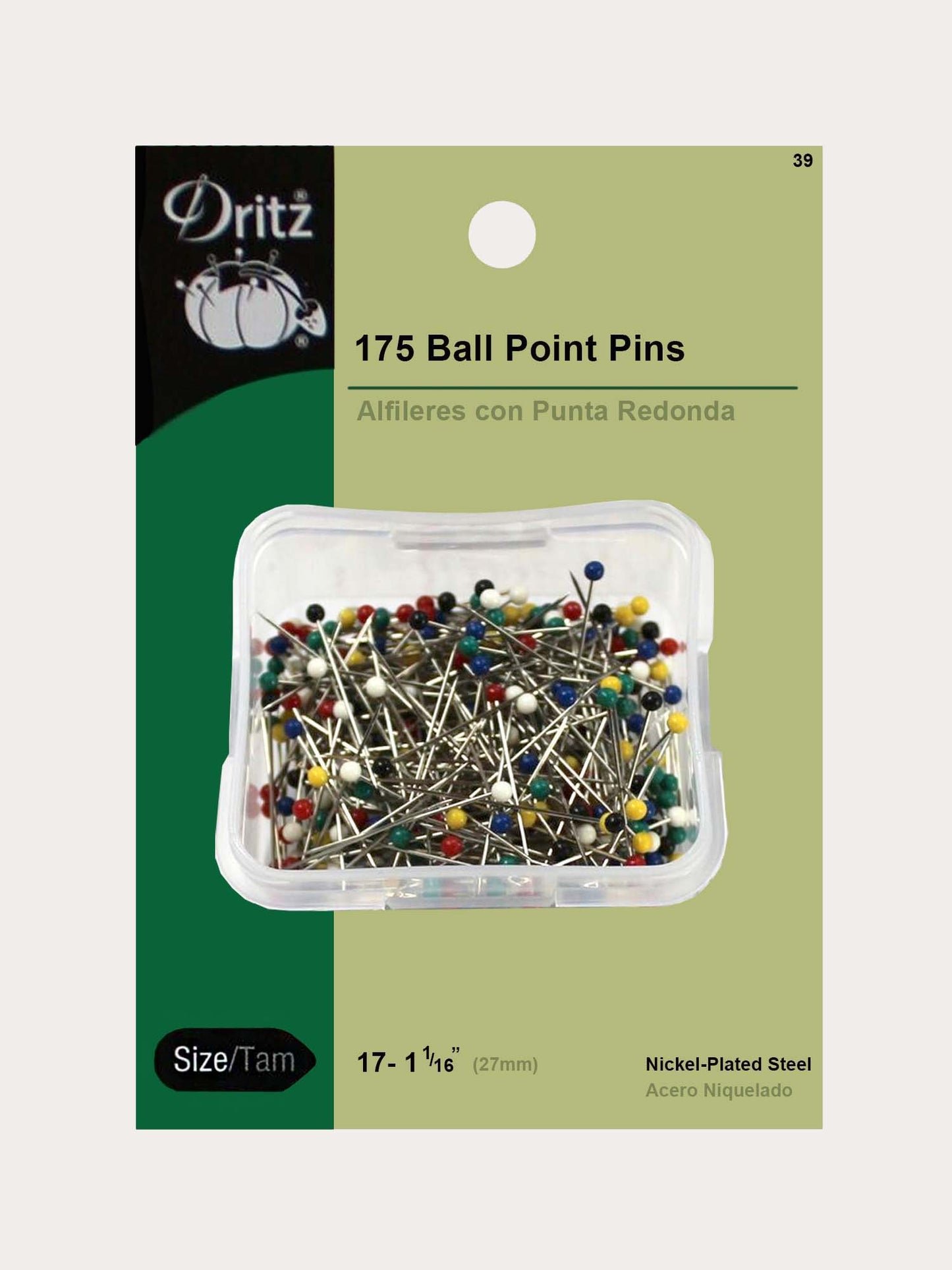 Prym Dritz Plastic Head Pins