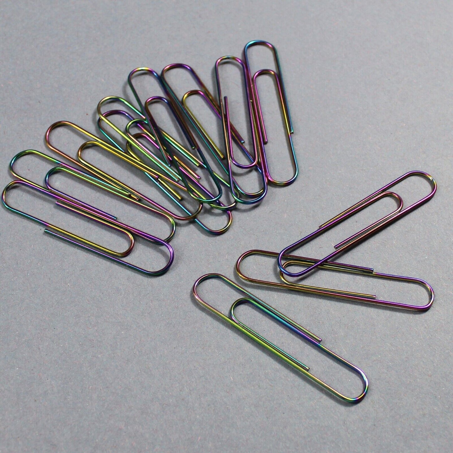 73mm Metallic Rainbow Explosion Paper Clips