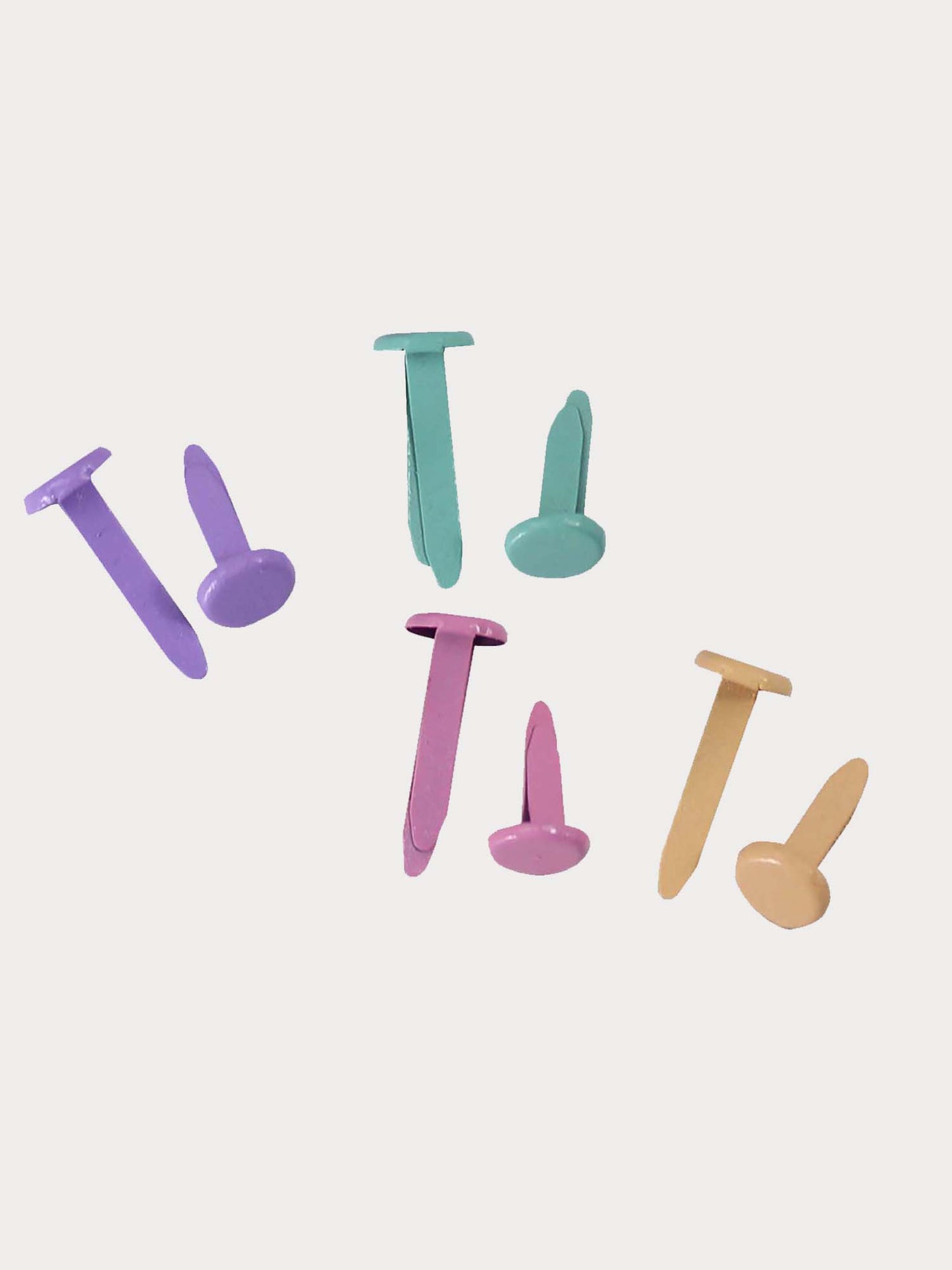 Pastel Coloured Paper Fasteners