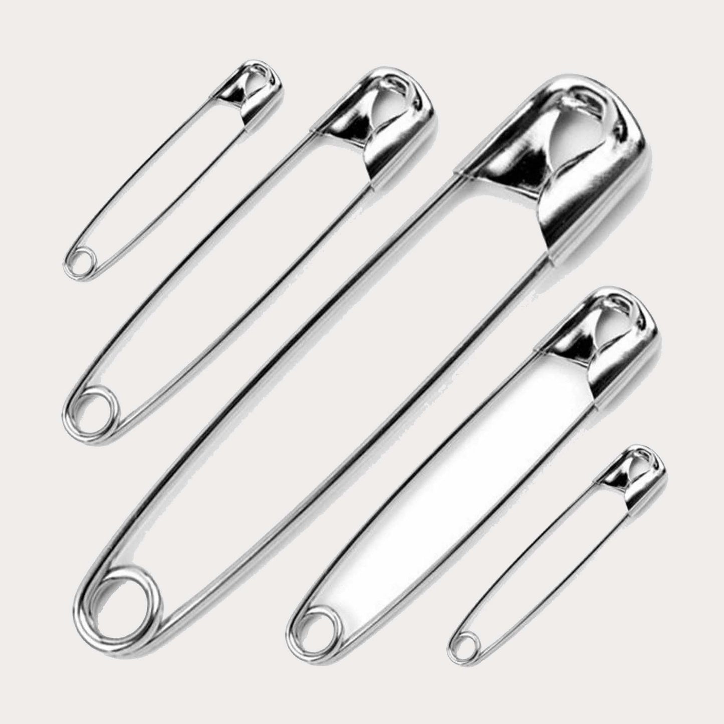 Silver Safety Pins