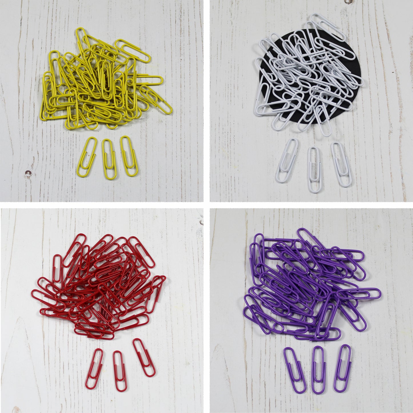 28mm Plain Coloured Paper Clips