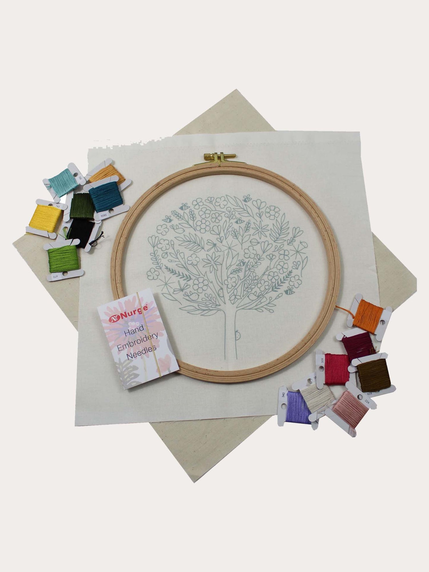 Nurge Bugs in Bloom Embroidery Kit