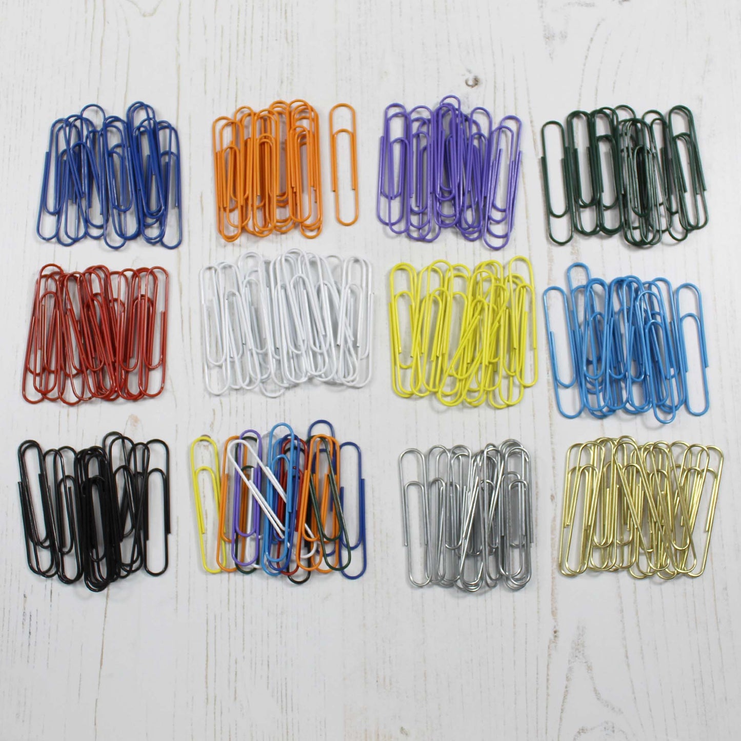 Professional 51mm Giant Plain Coloured Clips in Bags