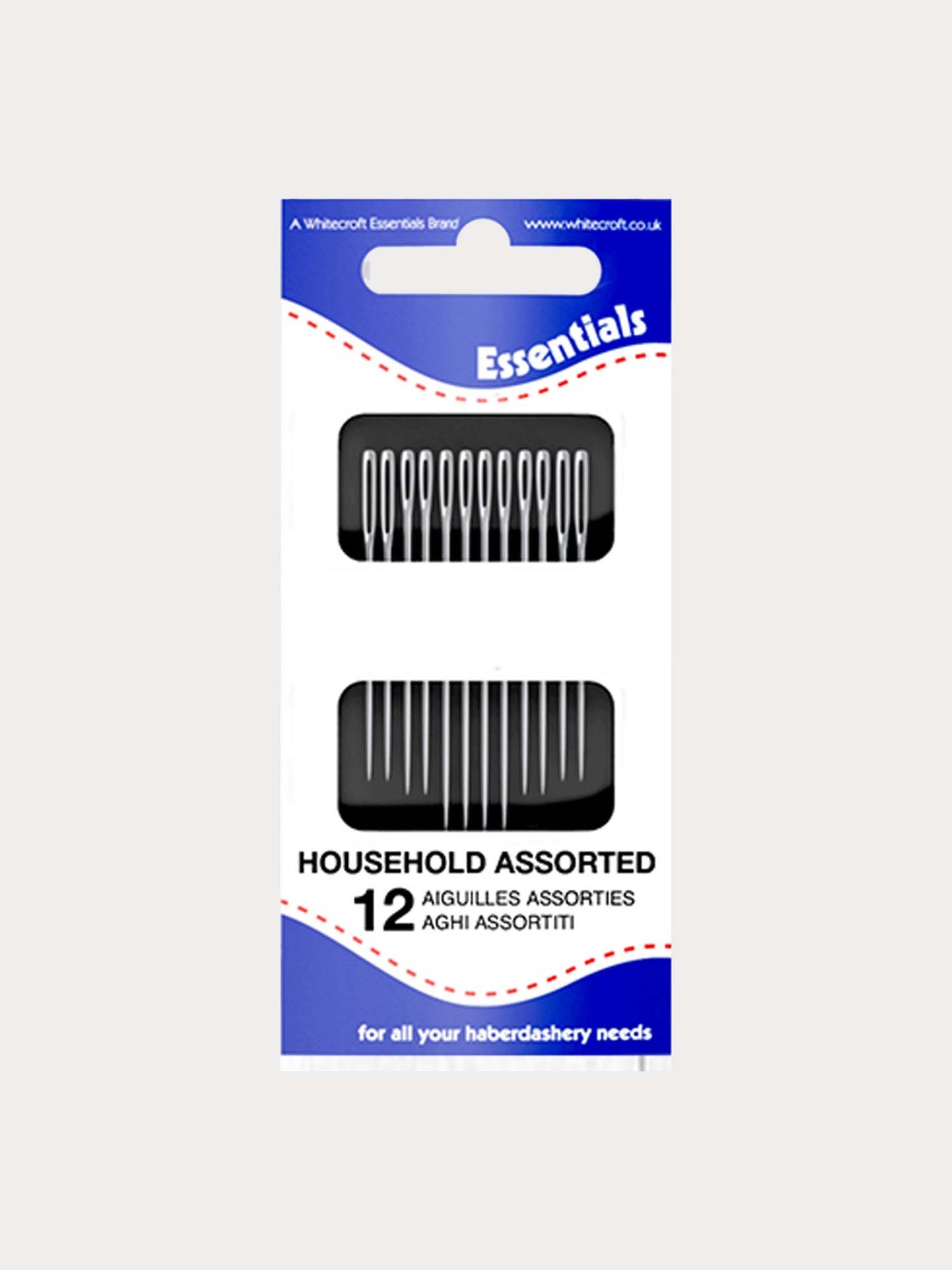 Whitecroft Essentials Household Hand Sewing Needles